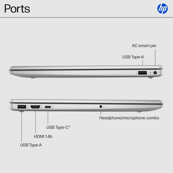 HP 15.6 inch Laptop, HD Touchscreen Display - Image 3