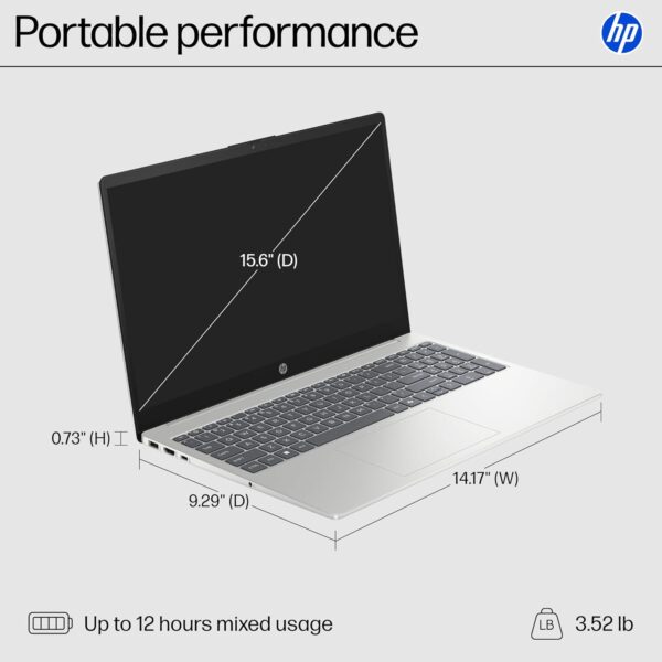 HP 15.6 inch Laptop, HD Touchscreen Display - Image 6