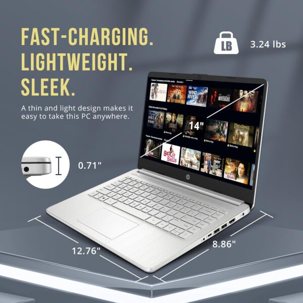 HP Stream 14" HD BrightView Laptop